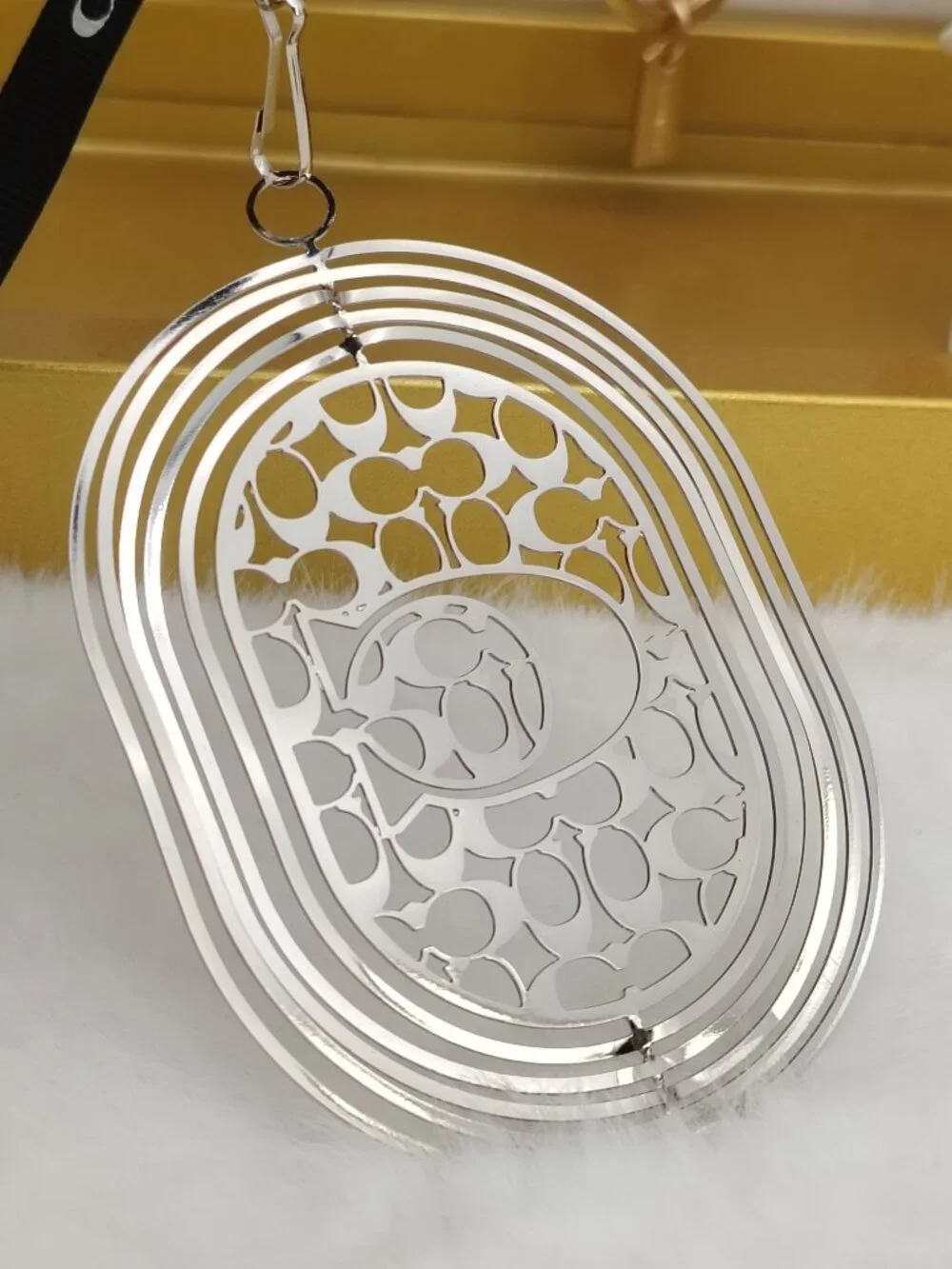 Coach bag charm purse charm